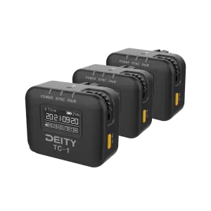Deity Microphones TC-1 Wireless Timecode Generator Box (Bluetooth, 2.4 GHz, 3-Pack)