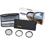 Tiffen 72mm Digital Video Film Look Kit 3 - Digital Diffusion F/X1, Soft F/X1 and Black ProMist 1/2 Filters