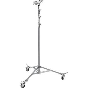 Avenger Overhead Stand 58 with Braked Wheels (Chrome-plated,19')