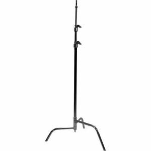 Matthews Century C Stand with Spring-Loaded Base, Black - 10.5' (3.2m)