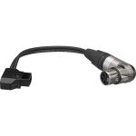 Anton/Bauer P-Tap to 4-Pin XLR Cable (9")