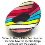 Bluestar Zacuto Oval Large Eyecushion (Fleece, Yellow)