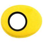 Bluestar Oval Extra Small Viewfinder Eyecushion (Ultrasuede, Yellow)