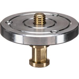 Manfrotto 208 3/8" Head Mounting Plate with Lock Screws