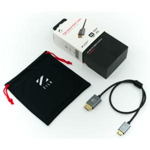 ZILR Hyper-Thin High-Speed Mini-HDMI to HDMI Cable with Ethernet (17.7")