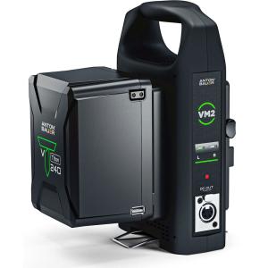 Anton/Bauer VM2 Dual-Bay Charger with 4-Pin XLR Output (V-Mount)