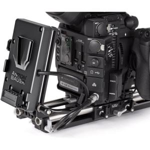Anton/Bauer V-Mount Battery Bracket with P-Tap and Canon 4-Pin LEMO-Type Output