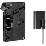 Anton/Bauer Gold Mount Battery Bracket with P-Tap and Canon LP-E6 Dummy Battery Output