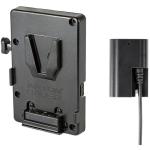Anton/Bauer V-Mount Battery Bracket with P-Tap and Canon LP-E6 Dummy Battery Output