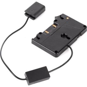 Anton/Bauer Gold Mount Battery Bracket with P-Tap and Sony L-Series Dummy Battery Output