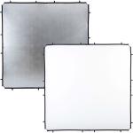Manfrotto Skylite Rapid Fabric Reflector (Silver/White, 6.6 x 6.6')