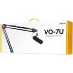 Deity Microphones VO-7U Dynamic Supercardioid USB Streamer Microphone Kit with Boom Arm (Black)