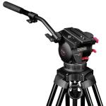 Cartoni Focus 10 Fluid Head Kit with 2-Stage Aluminum SmartStop SDS Tripod (100mm)