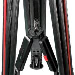Cartoni Focus 18 Tripod System with 2-Stage Aluminum Legs, Mid-Level Spreader, and Bag