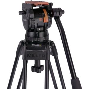 Miller Versa CXV14 Head, Toggle 2-Stage Alloy Tripod, Ground Spreader & Soft Case Kit