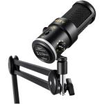 Deity Microphones VO-7U Dynamic Supercardioid USB Streamer Microphone Kit with Boom Arm (Black)