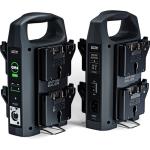 Anton/Bauer Titon Micro 150 4-Battery Kit with GM4 Charger Kit (Gold Mount)