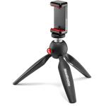 Manfrotto PIXI Smart Mini Tripod with Phone Clamp (Black)