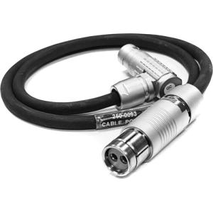 Steadicam 24V Right-Angle 2b LEMO to Right-Angle 10-Pin LEMO Power Cable (15")