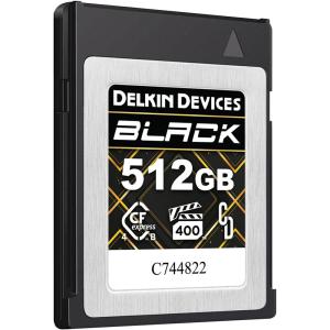 Delkin Devices 512GB BLACK CFexpress Type B 4.0 Memory Card