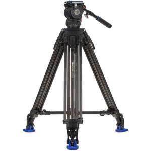 Benro C673LL Lightning Lock Tripod Kit with BV6H PLUS Head (Carbon Fiber, 75mm Bowl)