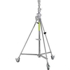 Avenger Wind-Up 39 Stand with Braked Wheels (Chrome-plated, 12')