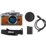Nikon Zf Mirrorless Camera (Silver & Cognac Brown)