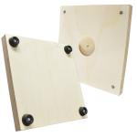 Panther Wood Plate 18x18cm / 7x7'