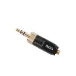 Deity Microphones DA35 Microdot to Locking 3.5mm Adapter (Black)