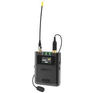 Deity Microphones Theos DBTX Digital Wireless Bodypack Transmitter with Omni Lavalier Microphone (US: 550 to 960 MHz)
