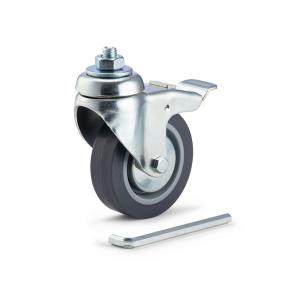 Manfrotto 104 Wheel Set with Brakes - 75MM, M10 Thread