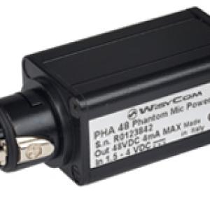 Wisycom PHA48 Plug-on for XLR3 Mic with 48V Phantom power