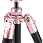 Fotopro FY-820 Free-1 Compact Aluminum Travel Tripod (Rose Gold)
