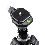 Fotopro FLY-1 Aluminum Travel Tripod with Arca-Type Ball Head (Slate Gray)