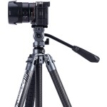 Fotopro X-Aircross 3 Lite Video Carbon Fiber Tripod (Slate Gray)