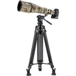 Fotopro DV-5A Pro Heavy-Duty Video Tripod with Fluid Head