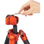 Fotopro X-Airfly Max Carbon Fiber Travel Tripod with Ball Head (Orange)