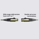 KUPO K-LOK 400A Single-pole Female Plug - Black