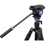Benro A2573F Aluminum Single Tube Tripod with S4Pro Fluid Video Head