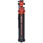 Fotopro X-Aircross 3 Lite Video Carbon Fiber Tripod (Flame Orange)
