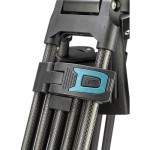 Fotopro DV-3C Heavy Duty Fluid Head Video Carbon Fiber Tripod (Black)