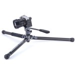 Fotopro X-Aircross 3 Lite Video Carbon Fiber Tripod (Slate Gray)