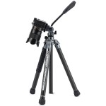 Fotopro X-Aircross 3 Lite Video Carbon Fiber Tripod (Slate Gray)