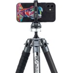 Fotopro X-Aircross 3 Carbon Lite Fiber Travel Tripod with FPH-32Q Ball Head (Slate Gray)