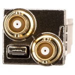 AJA 12G/6G-SDI Dual Coax HD-BNC Receiver for FS4 Synchronizer