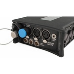 Cable Techniques 3.5mm TRS to Low-Profile XLRM Cable (Unbalanced, 24", Blue Cap)