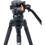 Miller CX8 Fluid Head with Toggle 2-Stage Alloy Tripod System (Ground-Level Spreader)