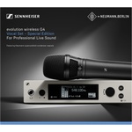 Sennheiser EW 500 G4-KK205 Wireless Handheld Microphone System with Neumann KK 205 Capsule (GW1: 558 to 608 MHz)