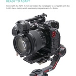 Tilta 15mm to 12mm DJI Rod Adapter (7.8" Black)