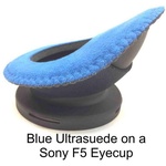 Bluestar Oval Large Viewfinder Eyecushion (Fleece, Black)